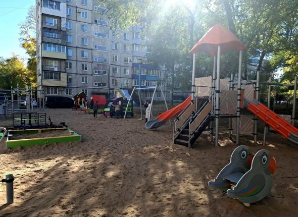 В Комсомольске-на-Амуре завершился ремонт дворов